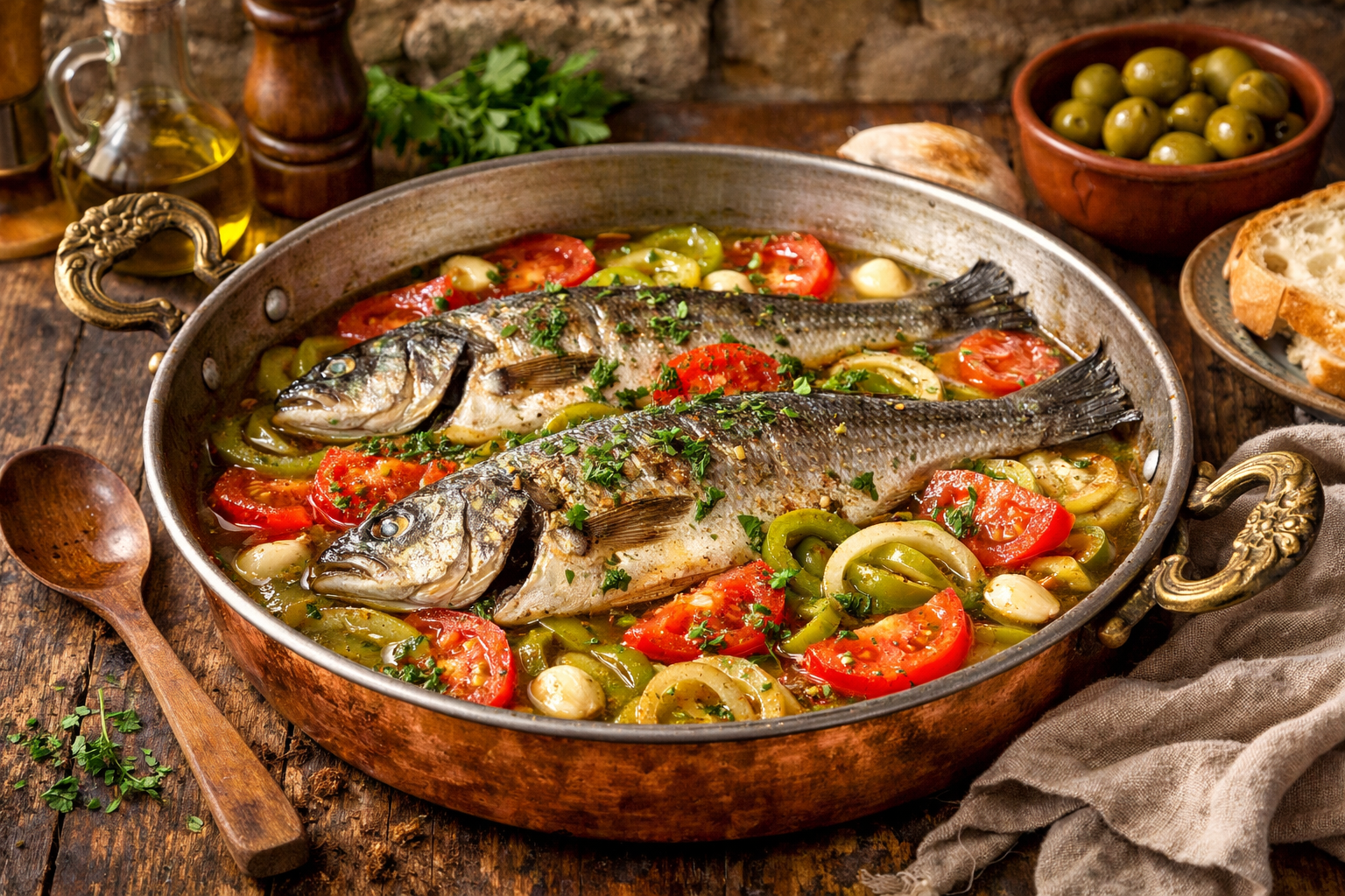 Soğan ve domates ile hazırlanan klasik Ege buğulaması